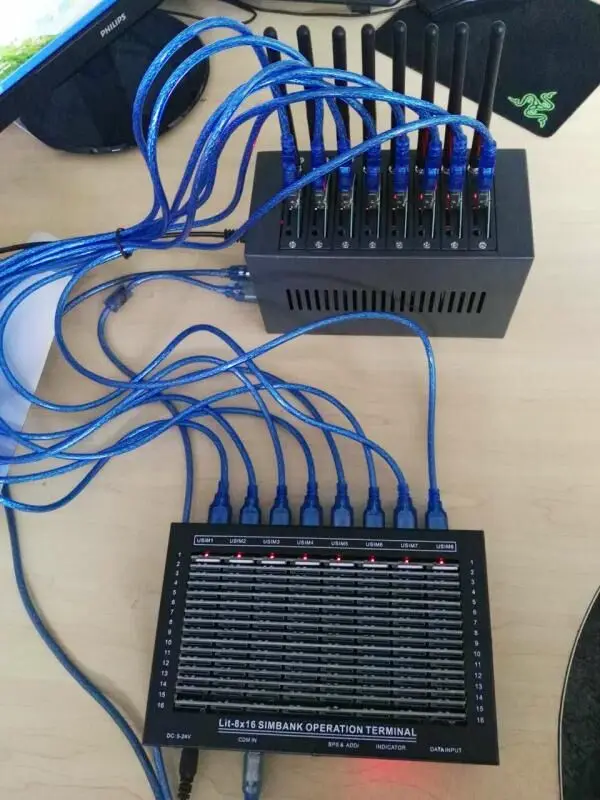 

128 big sim card pool, gsm sim bank working with gsm modem pool