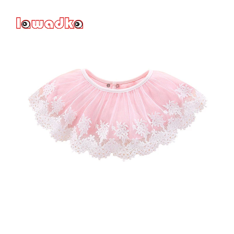 

Lawadka Baby Bibs Cotton Lace Floral Baby Scarf Bib Girls Princess style Children's Bibs Baby Clothes Accessories