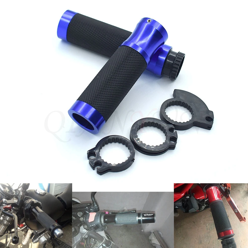 

for 7/8'' Motorcycle Handle Handlebar Grips CNC 22MM Universal For Suzuki GSXR1300 GSX650F GSX1250 TL1000R GSF1250 1200 650