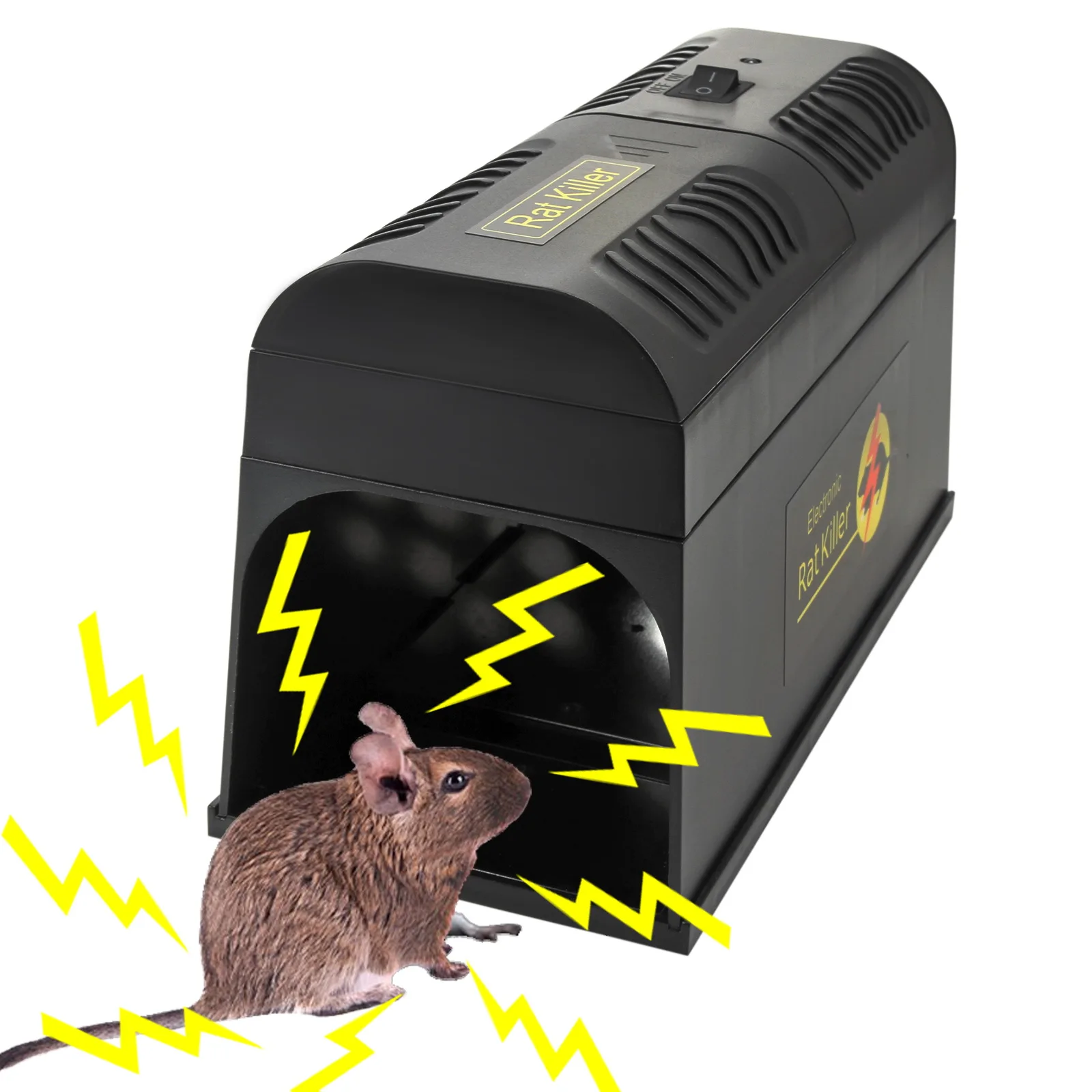New Electronic Mouse Trap Control Rat Killer Pest Electric Zapper Rodent 