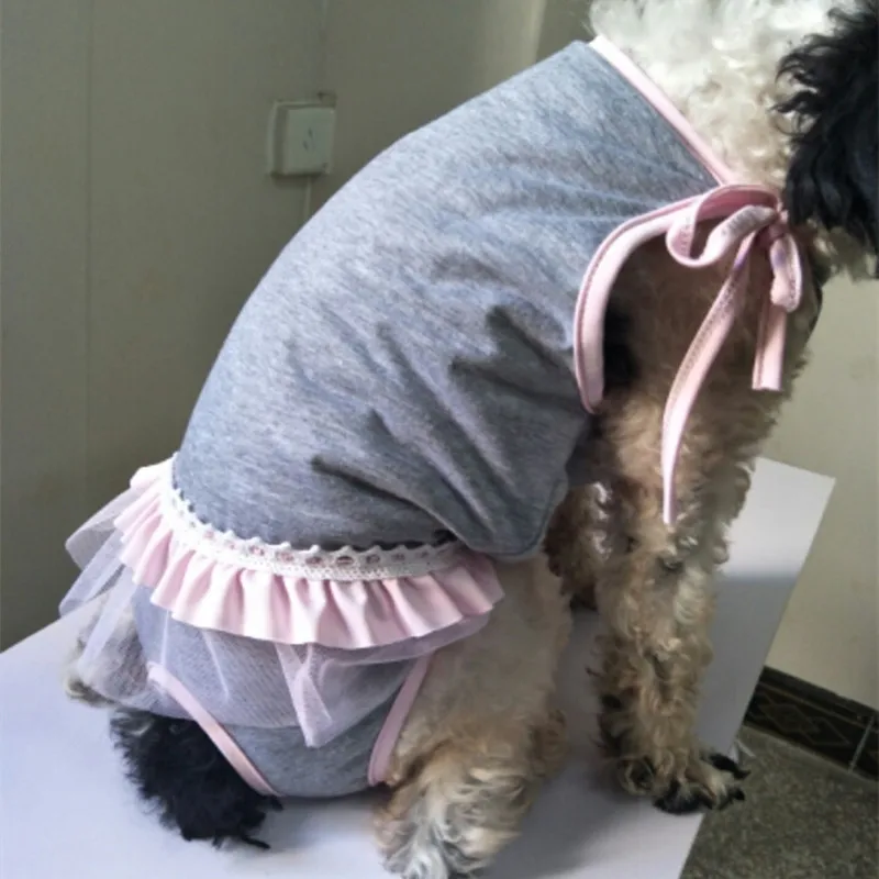 DOGGYZSTYLE Одежда для собак, сиамские физиологические штаны, комбинезон для щенков, гигиенические трусики для девочек, нижнее белье для собак