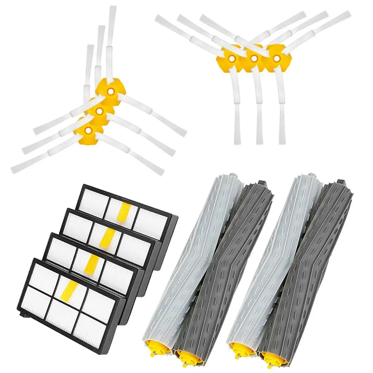 

14PCS Accessories for iRobot Roomba 880 860 870 871 980 990 Replenishment Parts Spare Brushes Kit