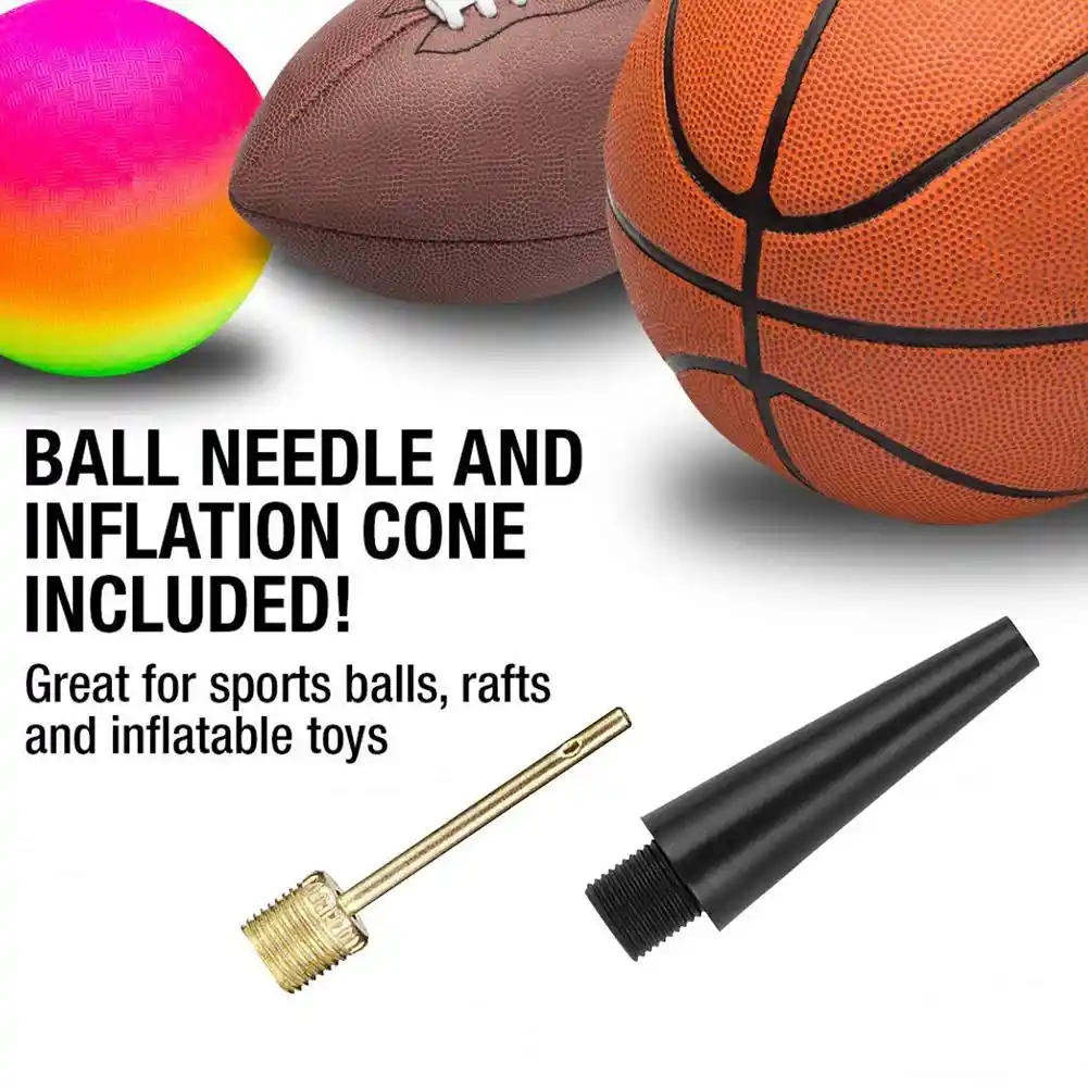 2x Ball Inflation Pump Needle Air Adapter Valve Connection Basketball Football