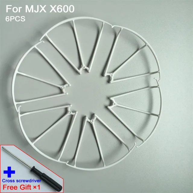 Cheap 6pcs Protecting Frame Ring Spare Guard Circle for MJX X600 2.4G Six-axis Aircraft Hexacopter RC Drone Free Gift Screwdrier