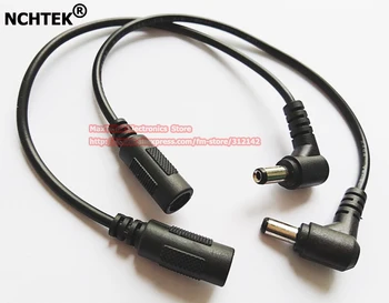 

NCHTEK DC Power 5.5x2.1mm Female To Angle Degree Male Extension Cable Adapter For CCTV Camera DVR,5.5/2.1 MF/Free shipping/30PCS