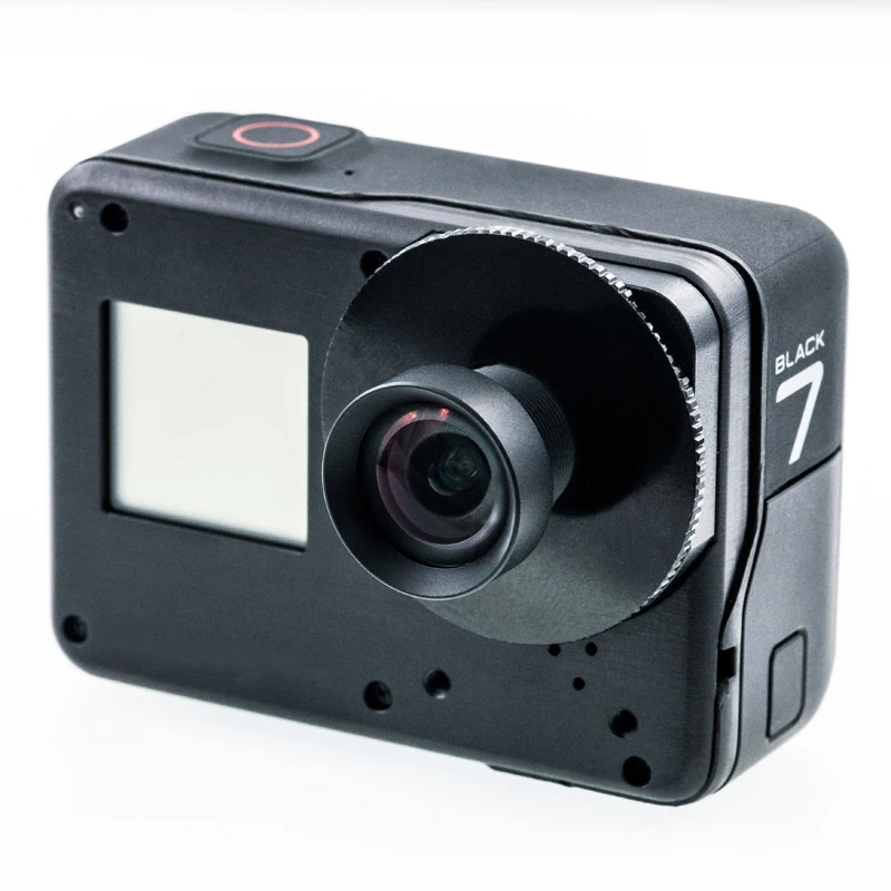

Ribcage Modified GoPro Hero 7 Black(S-Mount) Action Camera Can Be Customized Lenses