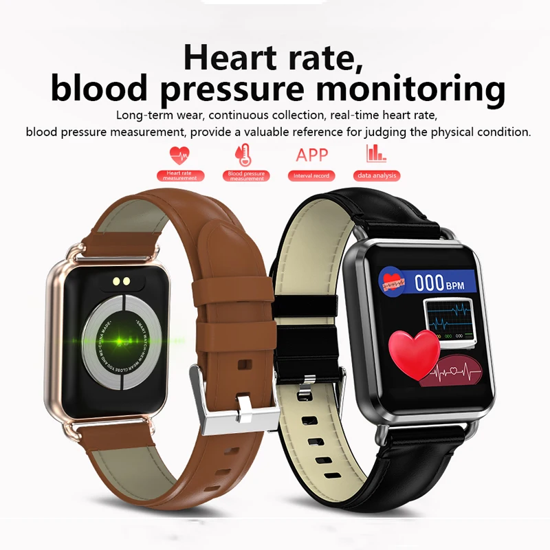 Vwar ЭКГ PPG Смарт часы мужские IP67 Водонепроницаемый монитор сердечного ритма Smartwatch