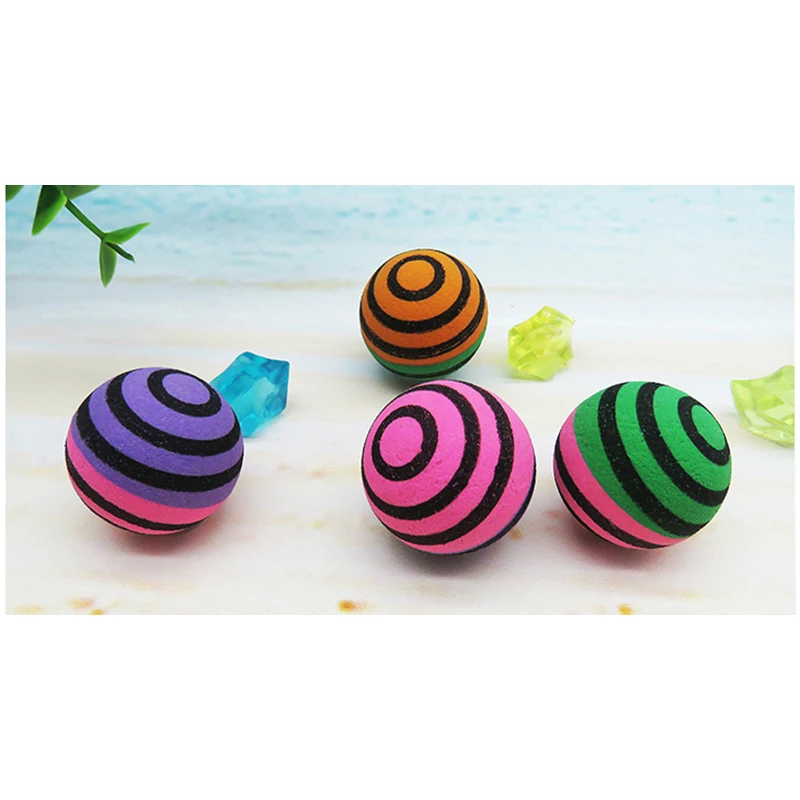 

100pcs Children Toy Ball Colored Bouncing Ball Rubber Outdoor Toys Kid Sport Games Elastic Spiral pattern Juggling Jumping Balls