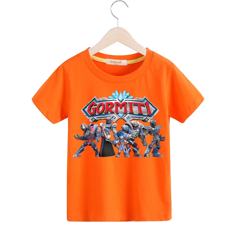 Child Boy Girl Gormiti T-shirts Clothing Kids Summer Short Sleeve 100%Cotton Tshirts Tee Top Costume For Baby T Shirt 2019 TX165 (8)