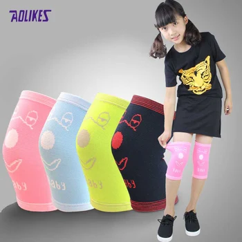 

Aolikes Cute Kids Dance Knee Protector Outdoor Running Air Conditioning Knitted lightweight breathable Knee Pad Ginocchiere