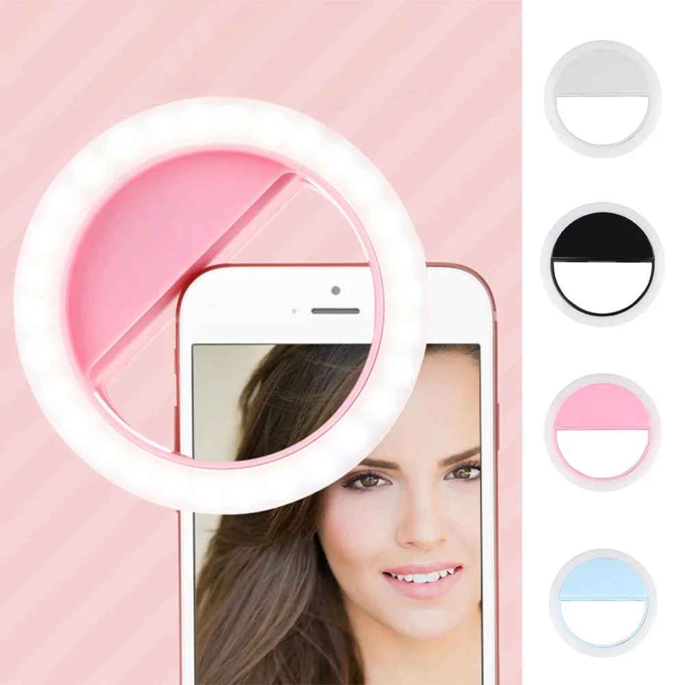universal rechargeable led selfie flash phone ring light 3 rechargeable ring light for phone