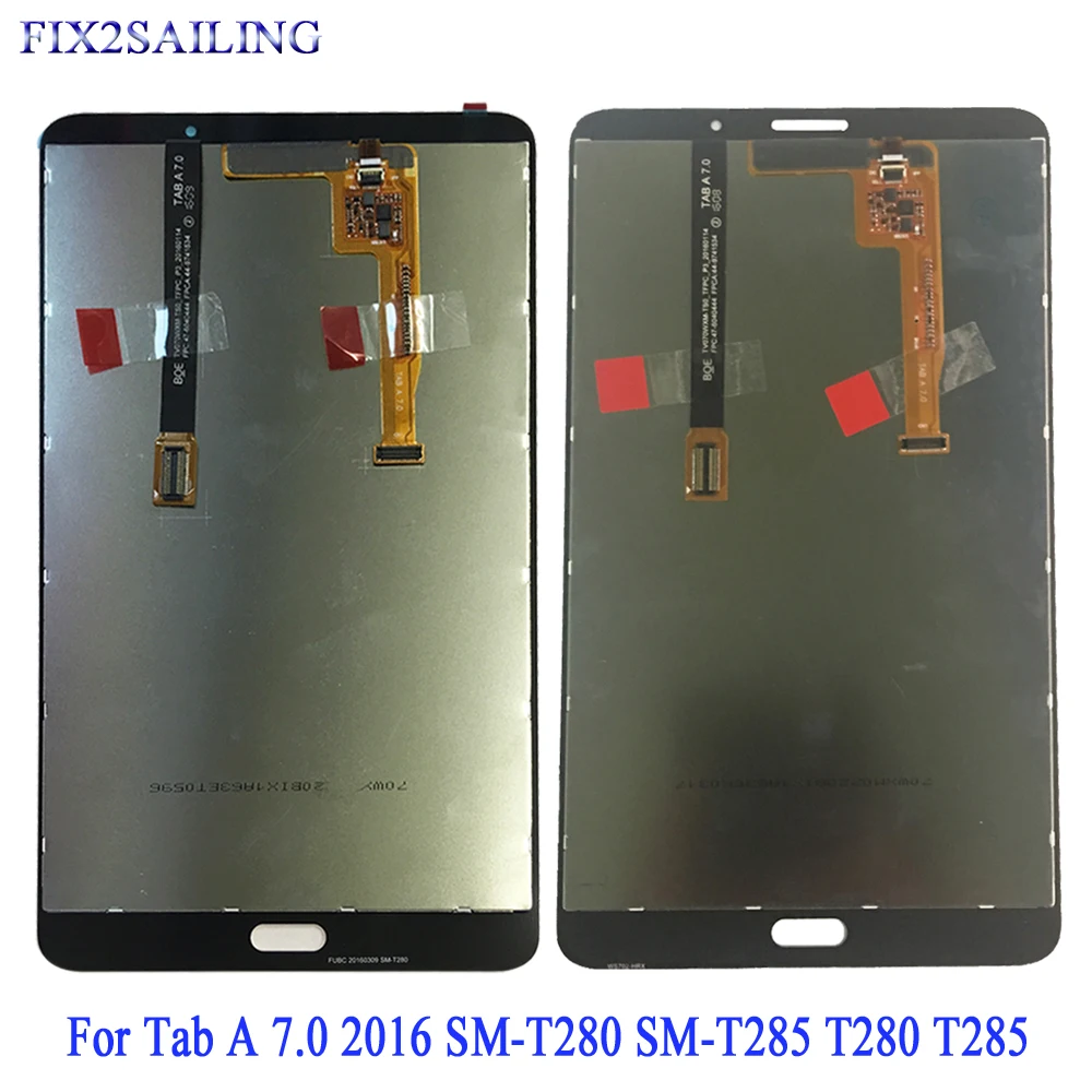 

For Samsung Galaxy Tab A 7.0 2016 SM-T280 T280 T285 SM-T285 LCD Display Touch Screen Digitizer Assembly For Samsung T280 T285