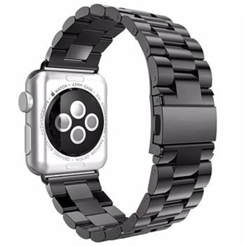 Ремешок для Apple Watch Band 44 мм 40 металлический сменный Браслет из нержавеющей стали