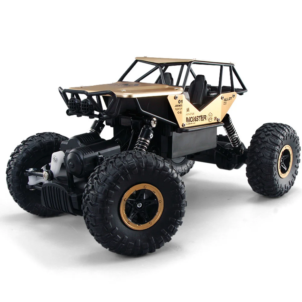 

2.4GHz RC Car Racer Crawler Radio Controlled Rock Vehicles 4WD Metal Shell Toy Off-Road Trucks