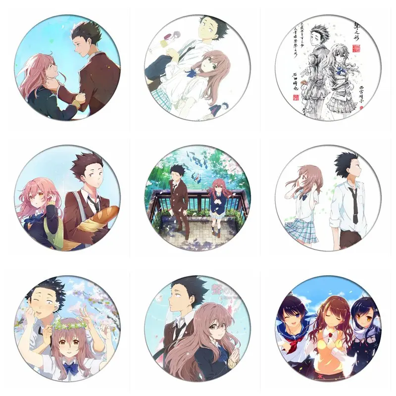 1 шт. значок косплея Koe No Katachi ishida shouya брошь на булавке Shouko Nishimiya коллекция значков