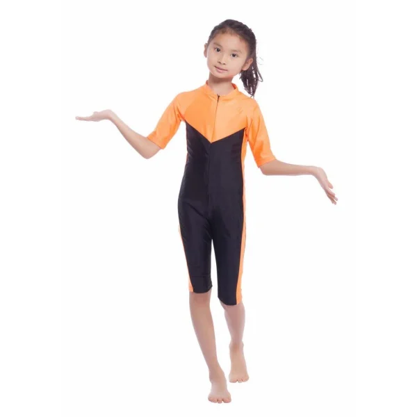 Kids Girls Modest Swimwear font b Swimsuit b font font b Muslim b font Islamic One