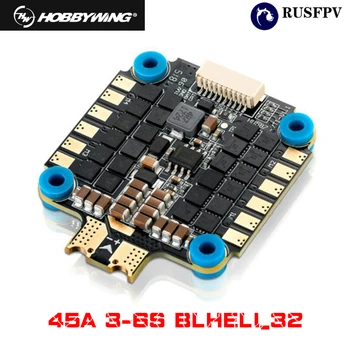 

Hobbywing XRotor Micro 45A 4 In 1 Blheli_32 Dshot1200 3-6S Brushless ESC for RC FPV Racing Drone Multirotor