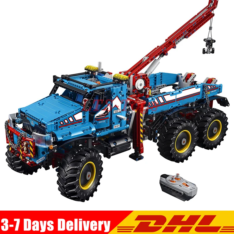 

DHL Lepin 20056 The Ultimate All Terrain 6X6 Remote Control Truck Set Building Blocks Bricks Toys Compatible Legoing 42070