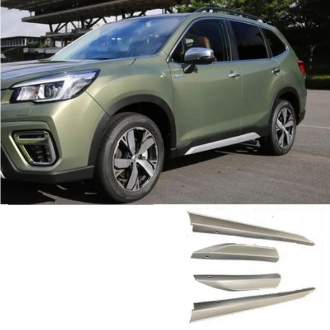 

4pcs/Set ABS Chrome Paint Car Side Door Body Protector Molding Cover Trim Fits For Subaru Forester 2019 2020