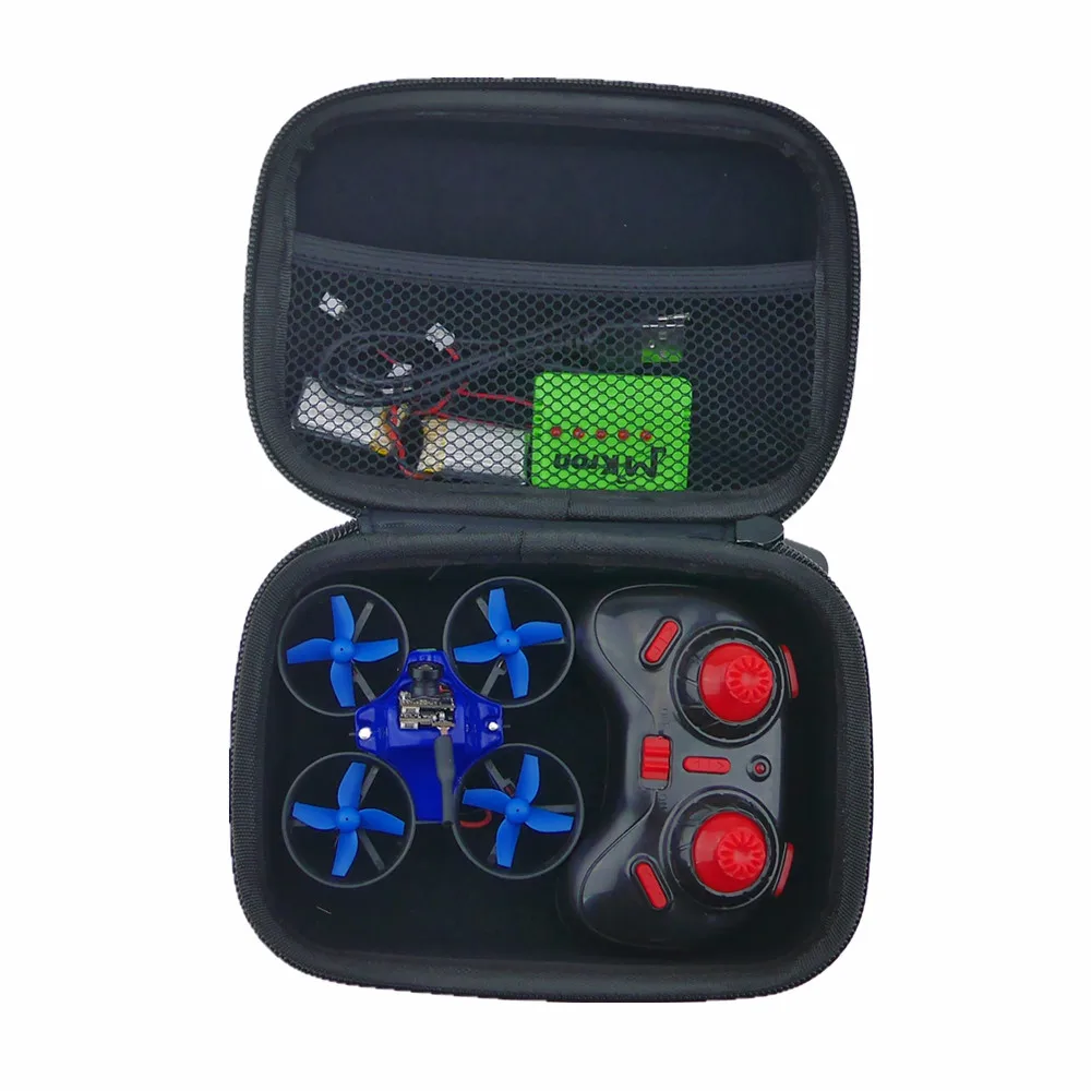 

Blade Inductrix Case Quad Box with Foam Liner Twin Zips for Inductrix FPV Micro Quadcopter RC H36 Eachine E010 waterproof