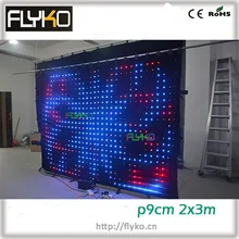 Свадебный Декоративный СВЕТОДИОДНЫЙ занавес для свадебного сценического эффекта