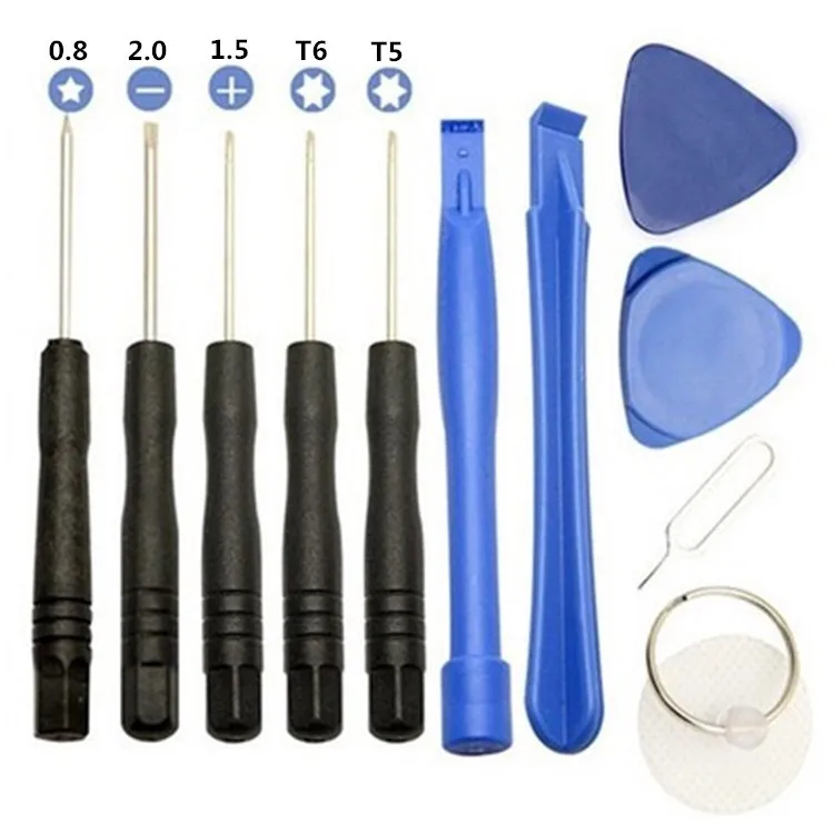 

11 in 1 Professional Mobile Phones Opening Screen Pry Repair Tool Kit Mini Screwdrivers Tools Set For iPhone Samsung Moto NOKIA