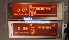 Screen support USB and Bluetooth Display red monitor 12 pin for Peugeot 307 207 408 citroen C4 C5 Red Screen.12 pin
