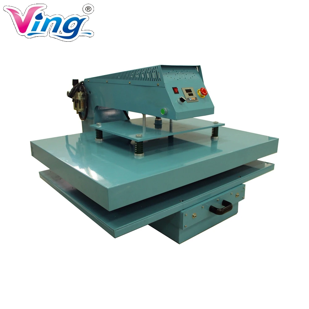 

380V New Style 30" x 41" Pneumatic Flat Heat Press Machine with Single Working Table Draw Motion for T-shirts, cloth, pants