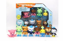8pcs set The Octonauts Cartoon Action Figures Kids font b Toys b font Captain Barnacles Medic