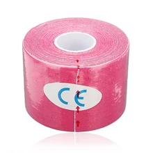 JHO-ELOS-1 Roll Muscles Care Fitness Athletic Health Tape 5M * 5CM – Rose Red