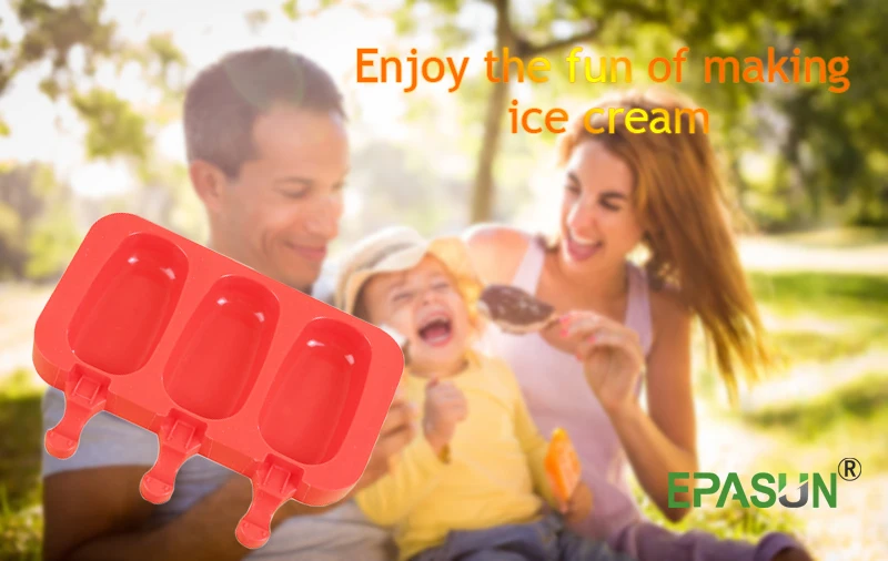 EPASUN 3 сетки силиконовый замороженный лоток для льда Pops Cream Popsicle сок плесень конфеты бар форма производитель поп-леденцовый торт плесень для мороженого