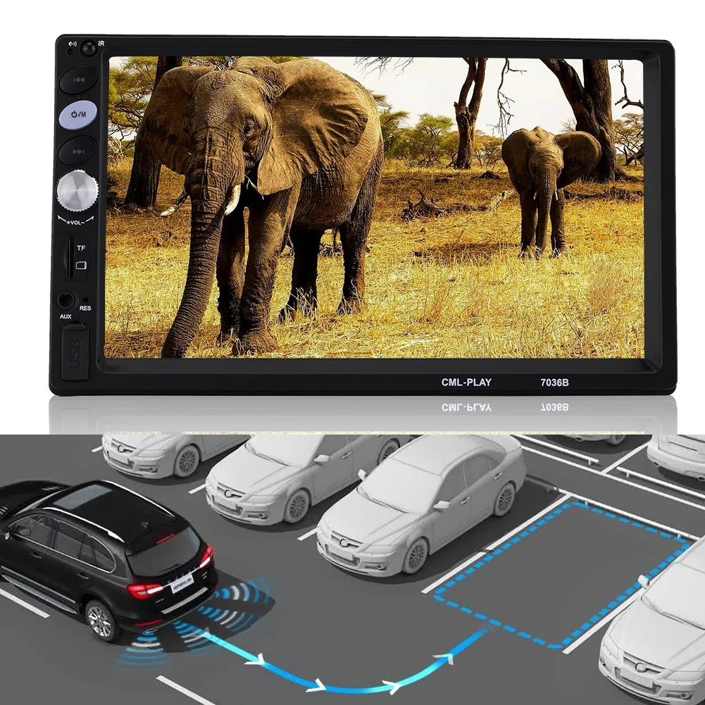 7 дюймов Автомобильный подголовник монтируется Bluetooth lcd сенсорный экран Diplay стерео MP5 плеер горячая распродажа