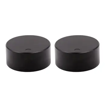 

2PCS AUDIO KNOB 48x22mm MACHINED SOLID ALUMINUM Potentiometer Knob for CD Player Amplifier DAC Turntable Radio Volume Control