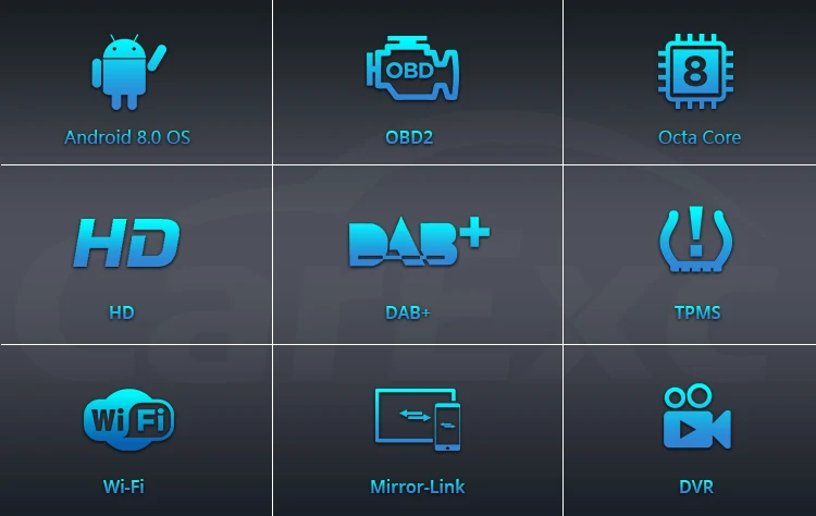 Sale 2 Din Android 9.0/9 Car DVD Universal  WIFI GPS BT OBD DAB+ WIFI Navigation Radio USB Multimedia 3