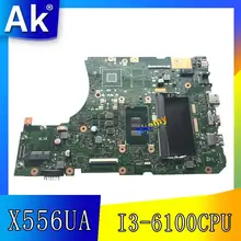 X556UA/X556UJ I3-6100CPU с оперативной памятью 4 ГБ DDR3L памяти Материнская плата Asus X556UA X556UJ X556U X556UB Материнская плата ноутбука тестирование работы