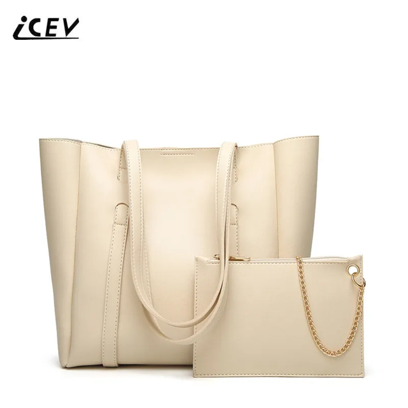 Hot Icev New European Fashion Simple Casual Women Leather Icev New European Fashion Simple Casual Women Leather Handbag Bags Handbags Famous Brands Las Office Totes Set Sac