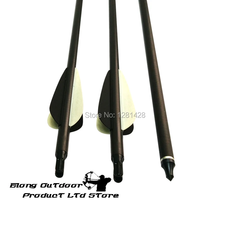 6Pcs PSE TAC 15 Elite Carbon Crossbow Bolt Arrow 26.25" ID7.62mm OD8mm