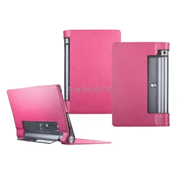 

100PCS/Lot By DHL Fedex Good Quality Litchi Folio Protective Case For Lenovo Yoga Tab 3 8 Case 850F