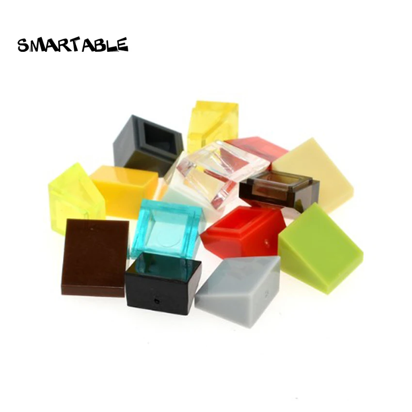 

Smartable Slope 30° 1x1x2/3 Cheese Slope Building Blocks MOC Parts Learning Toys For Kid Compatible All Brands 54200 300pcs/lot