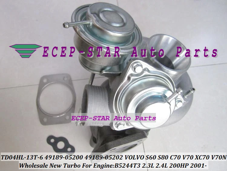 TD04HL-13T-6 49189-05202 8658098 8602396 Turbo Turbocharger For VOLVO S60 S80 C70 V70 XC70 V70N 2001- B5244T3 2.3L 2.4L 200HP (5)