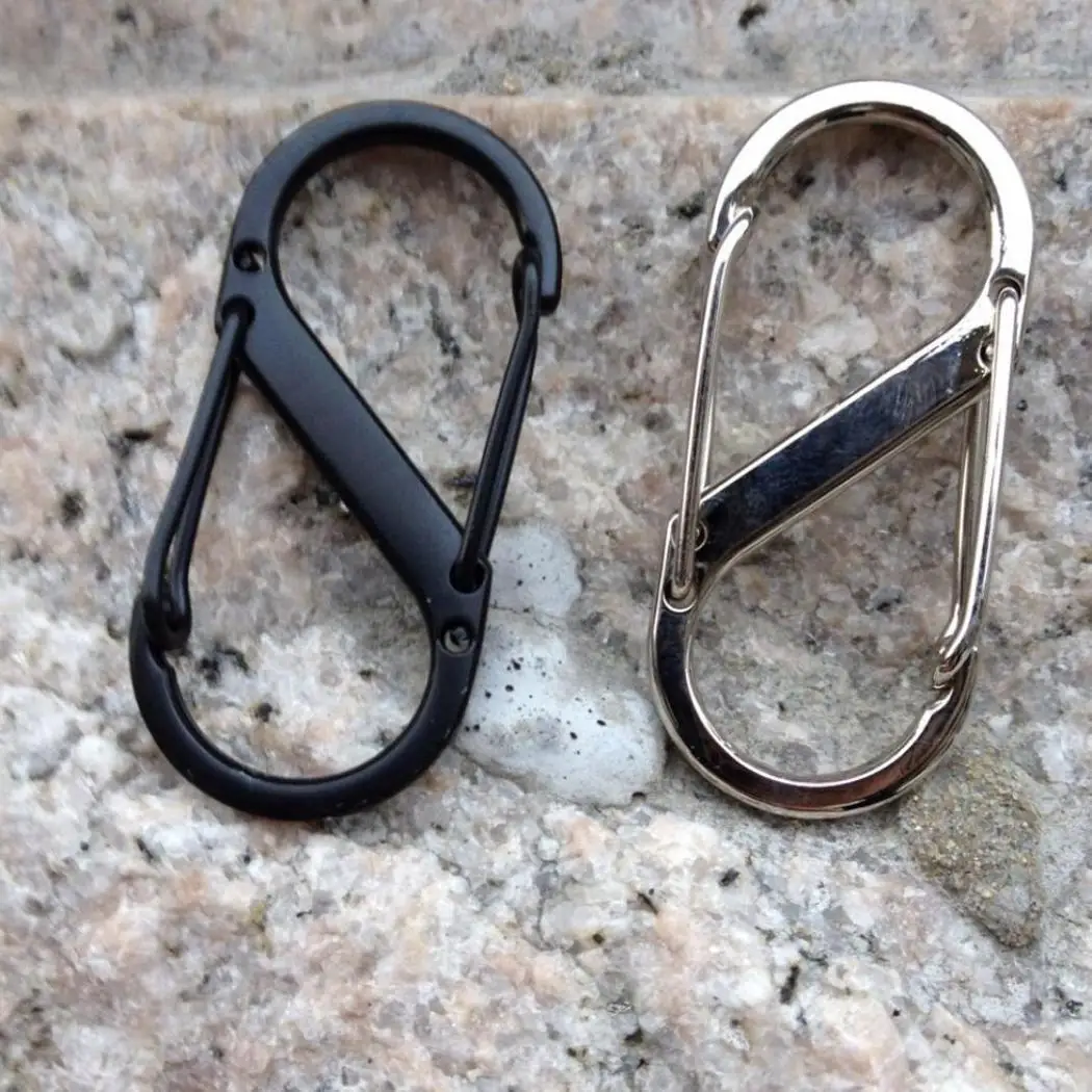 Climbing Mini Buckle Outdoor Shape S Mountaineering Hook Buckle Carabiners Climbing Mini Buckle Outdoor Shape S Mountaineering Hook Buckle Carabiners