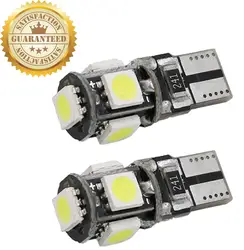 4 шт авто аксессуар светодиодный лампы T10 5SMD 5050SMD Габаритные фонари автомобильные