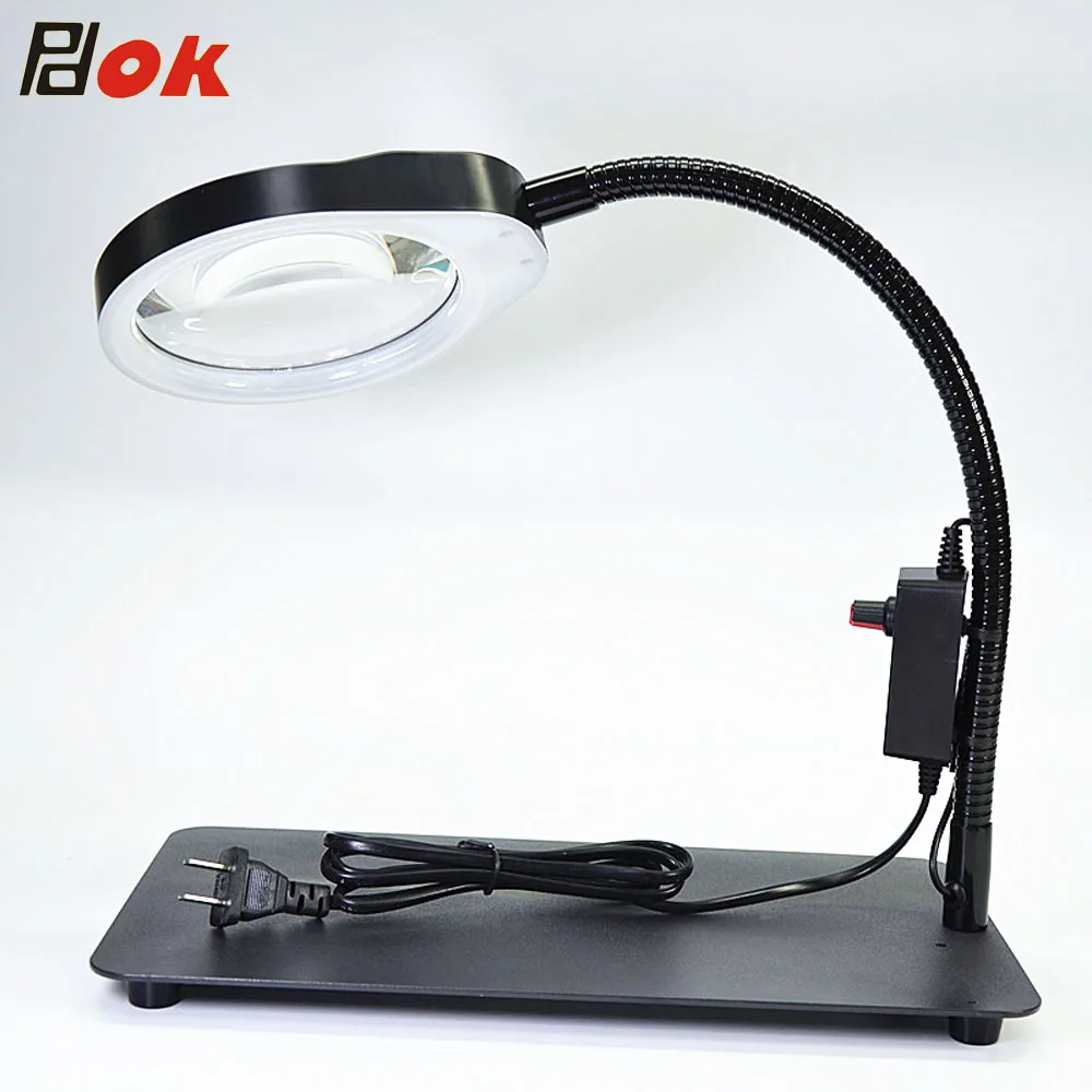 Wholesales PDOK 5x 8x 10x Magnifying Glass Multi functional Desk