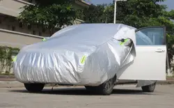 Автомобильный чехол водонепроницаемый алюминиевый полноразмерный левый боковой молнии автомобильный чехол солнцезащитный 4,9*1,9*1,5 м