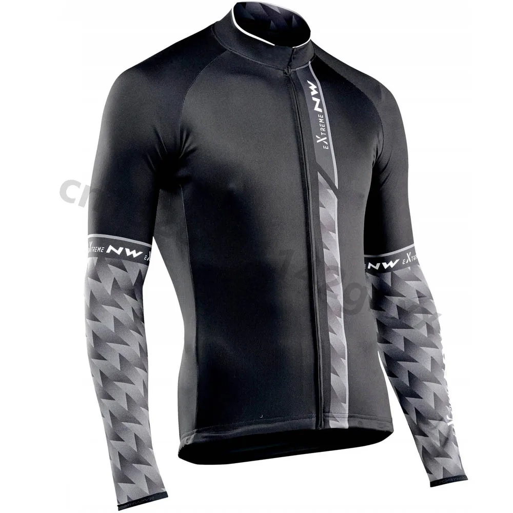 Майо Ciclismo Northwave Мужская велосипедная Джерси с длинным рукавом MTB рубашка осенние дышащие топы для велосипеда гоночная одежда NW