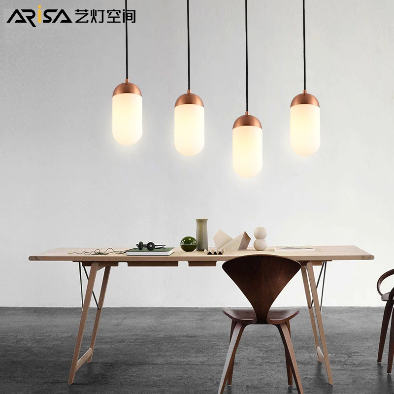 

LED Nordic Fixtures Modern Designer Iron craft hanging lights Restaurant Lamps bedroom Lighting Bar Cafe Pendant Lights