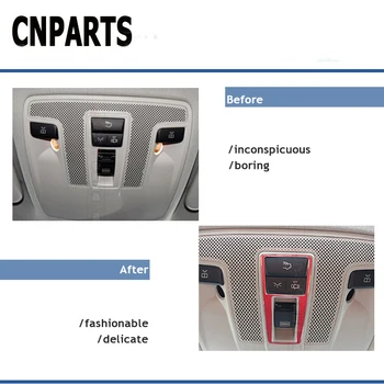 

CNPARTS For Mercedes Benz A B GLA CLA Class W176 W246 C117 W117 X156 AMG Auto Car Stickers Reading Light Frame Cover Accessories