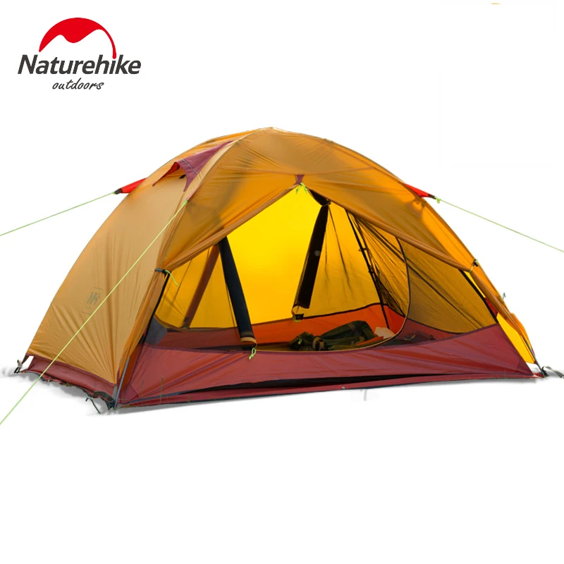 

NatureHike Lightweight Tent Camping Outdoor 2 Person Beach Ultralight Tents Silicone Equipment Waterproof Rainproof Double-Layer