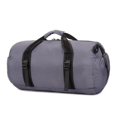 Сумка-мессенджер, Водонепроницаемая спортивная сумка на плечо для мужчин и женщин, баскетбольная складная сумка для спортзала, сумка - Цвет: gray L