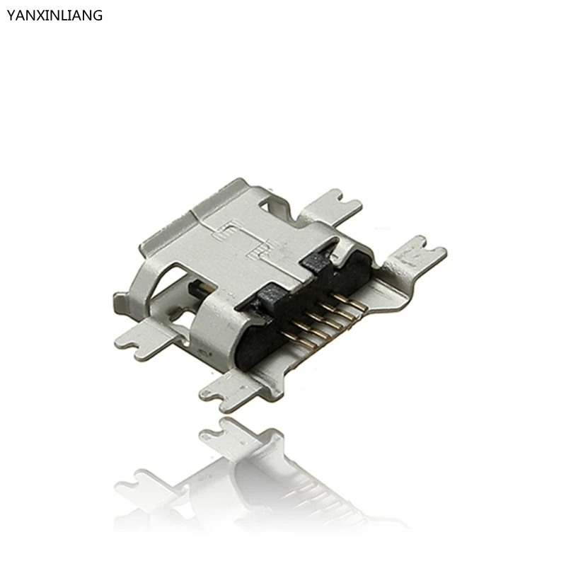 

Newest !! Top Selling Best Price 10Pcs/lot Micro USB Data Type B Female 5Pin Socket 4Legs SMT SMD Soldering Connector Jack Plug